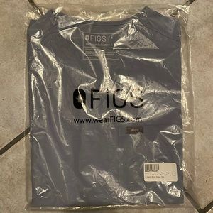 Women’s Vapor Blue Space Dye Catarina one pocket scrub top XS